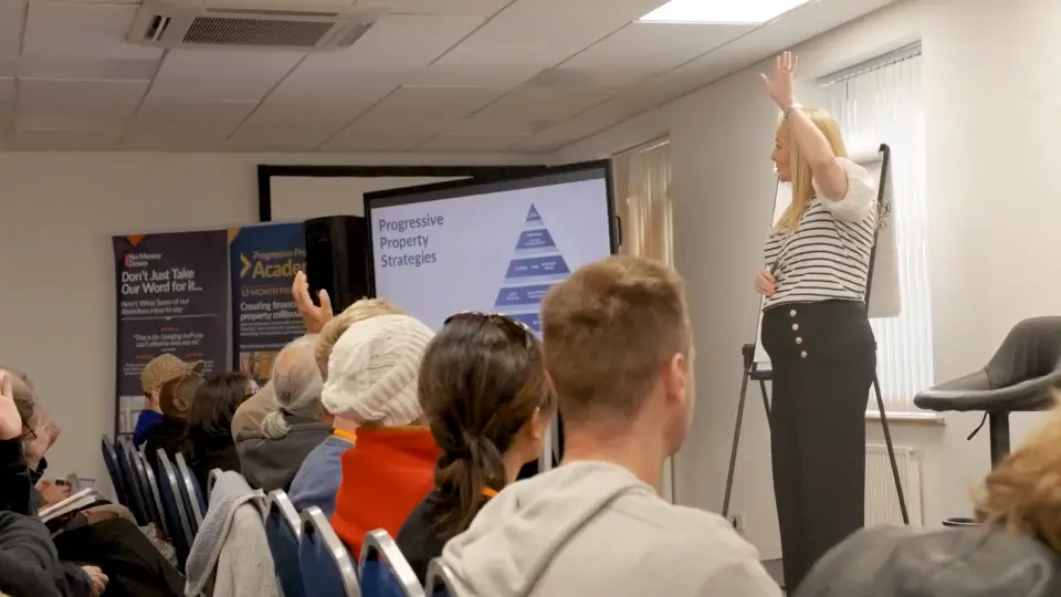 Attendees at a Progressive Property event